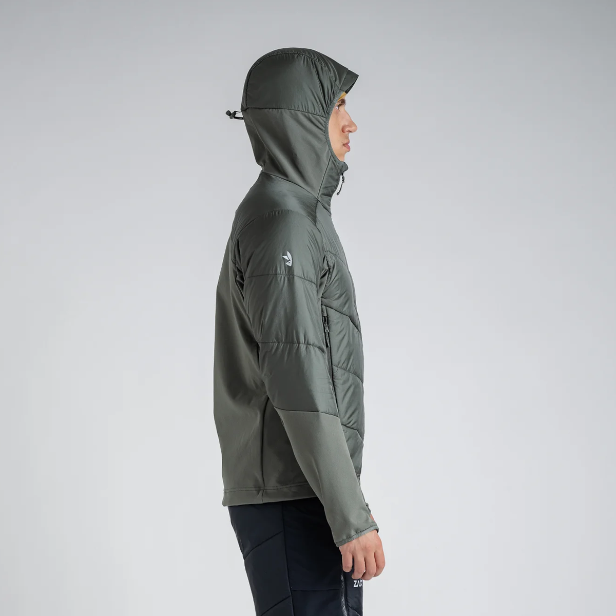 Spiro Men's Insulated Hybrid Jacket — Burned Red