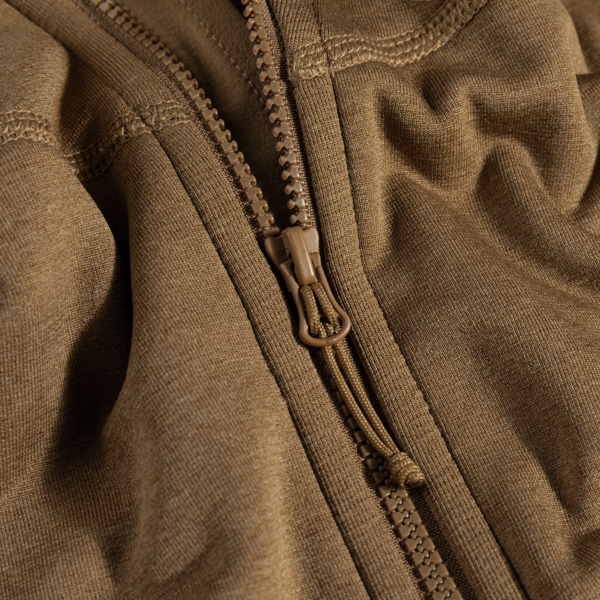 Amiko Men's Fleece Jacket — Golden Brown