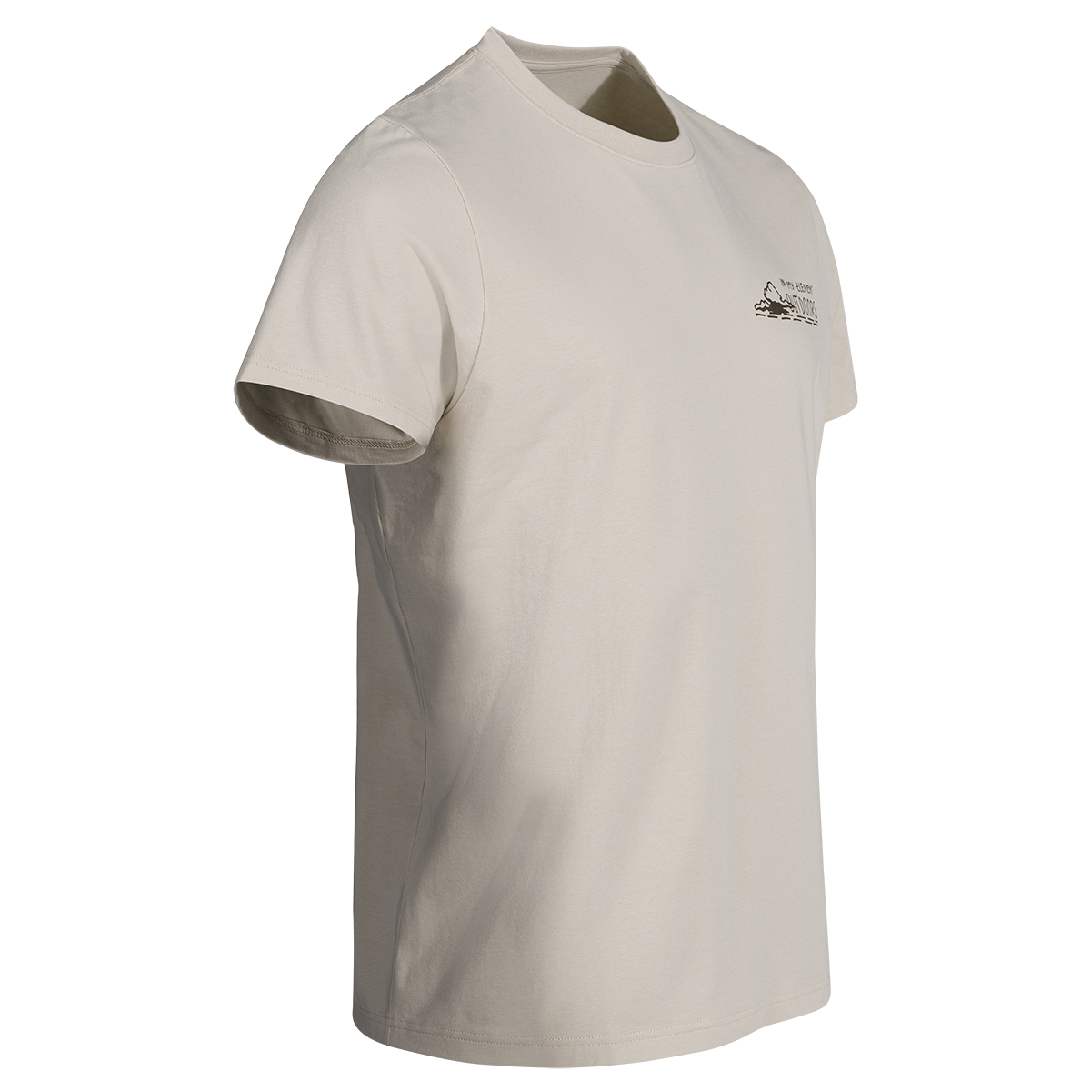 Arbo Men's Organic Cotton T-shirt — Beige Air