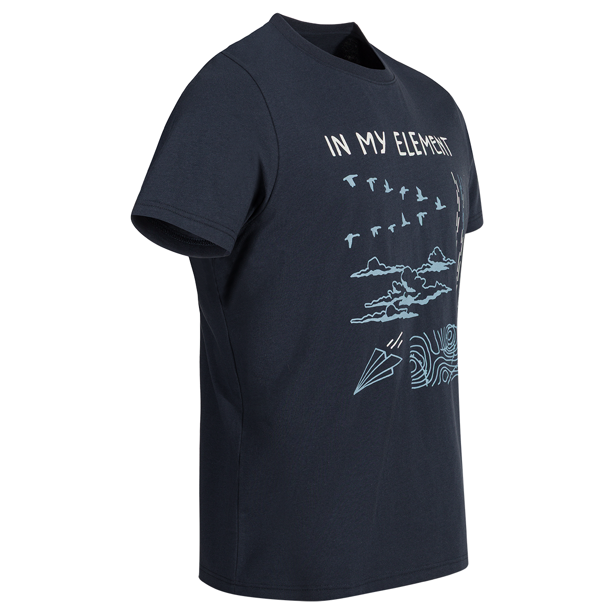 Arbo Men's Organic Cotton T-shirt — Dark Navy Air