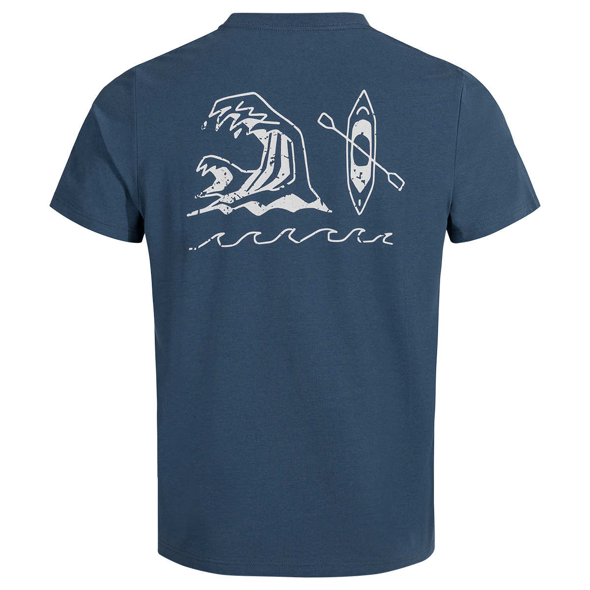 Arbo Men's Organic Cotton T-shirt — Navy Water