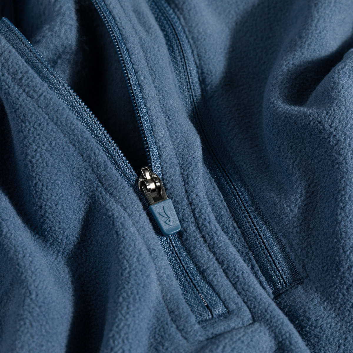 Auro Men's Fleece Zip Top — Harbor Blue