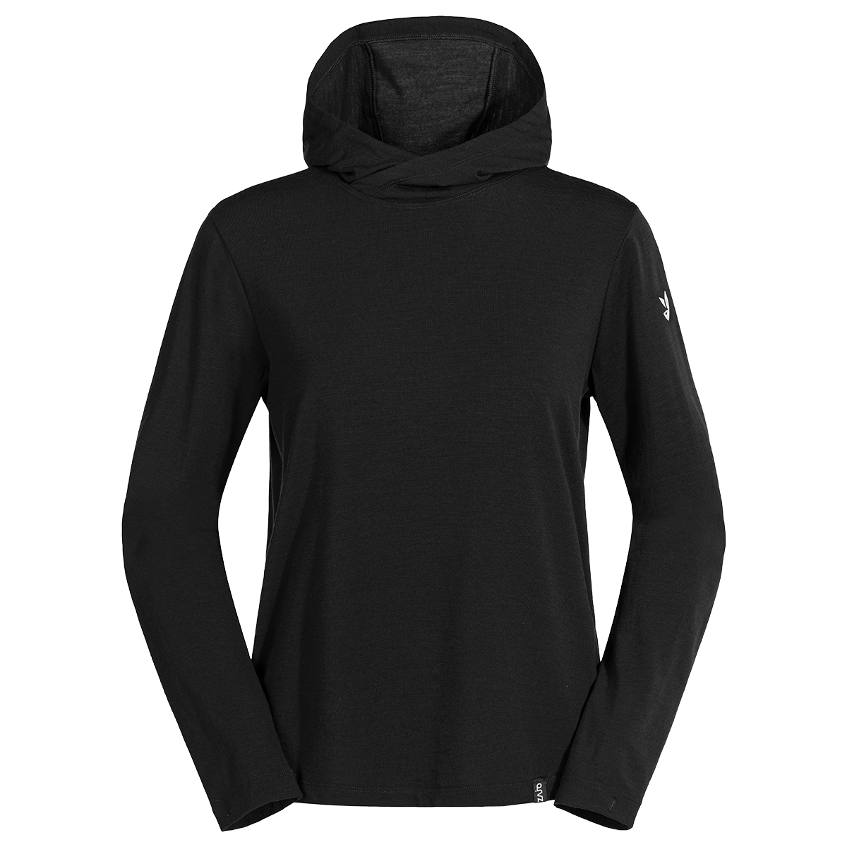 Kora Women's Merino Hoodie — Black