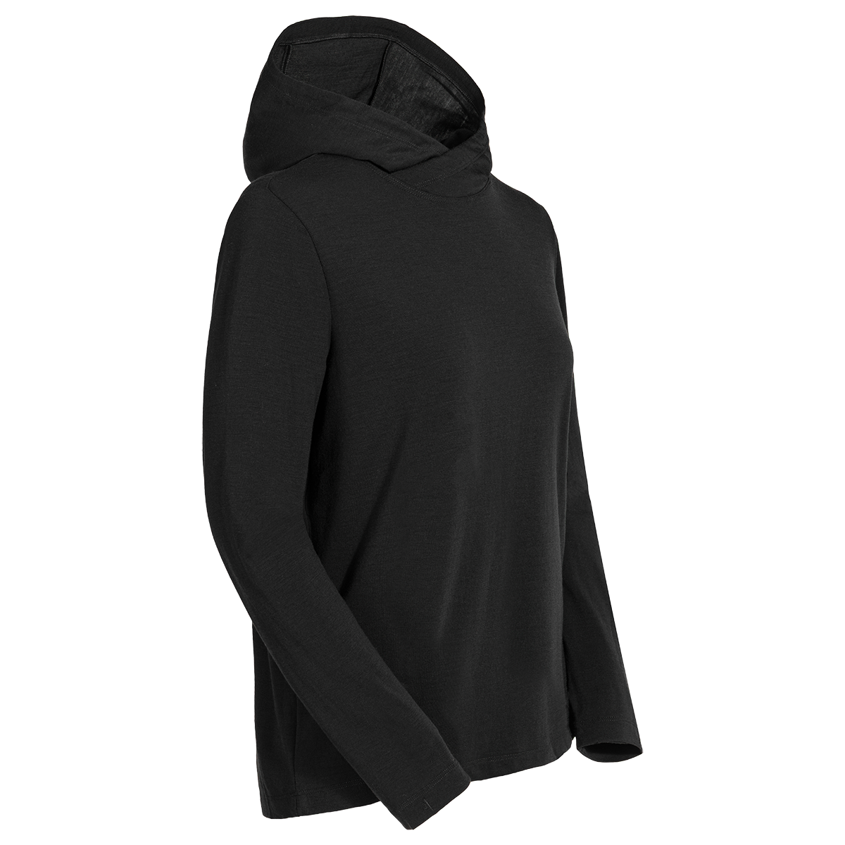 Kora Women's Merino Hoodie — Black