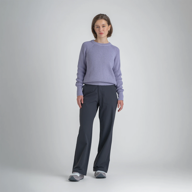 Triki Women's Merino Knit Sweater Lavender