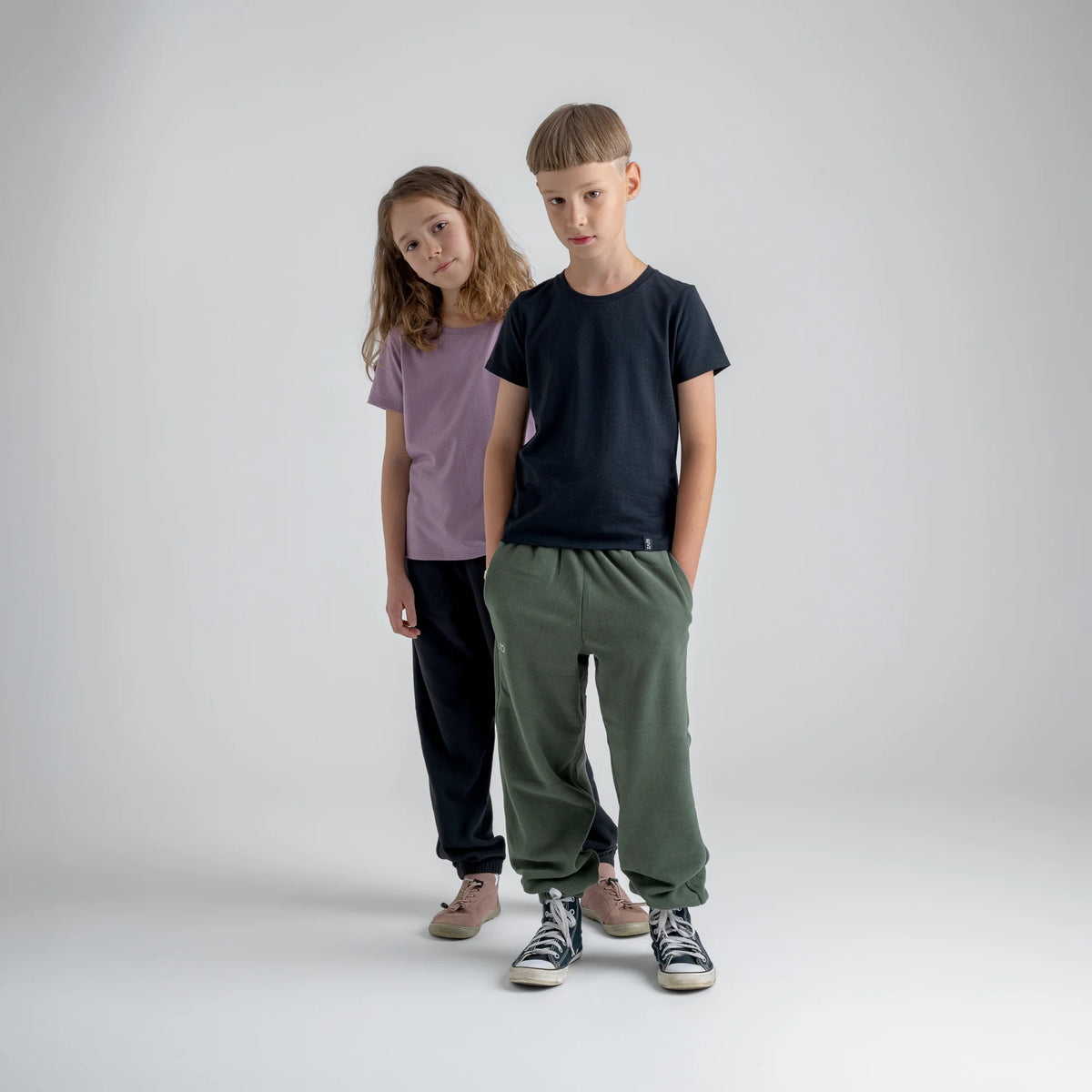 Amo Kid's Merino T-shirt — Black