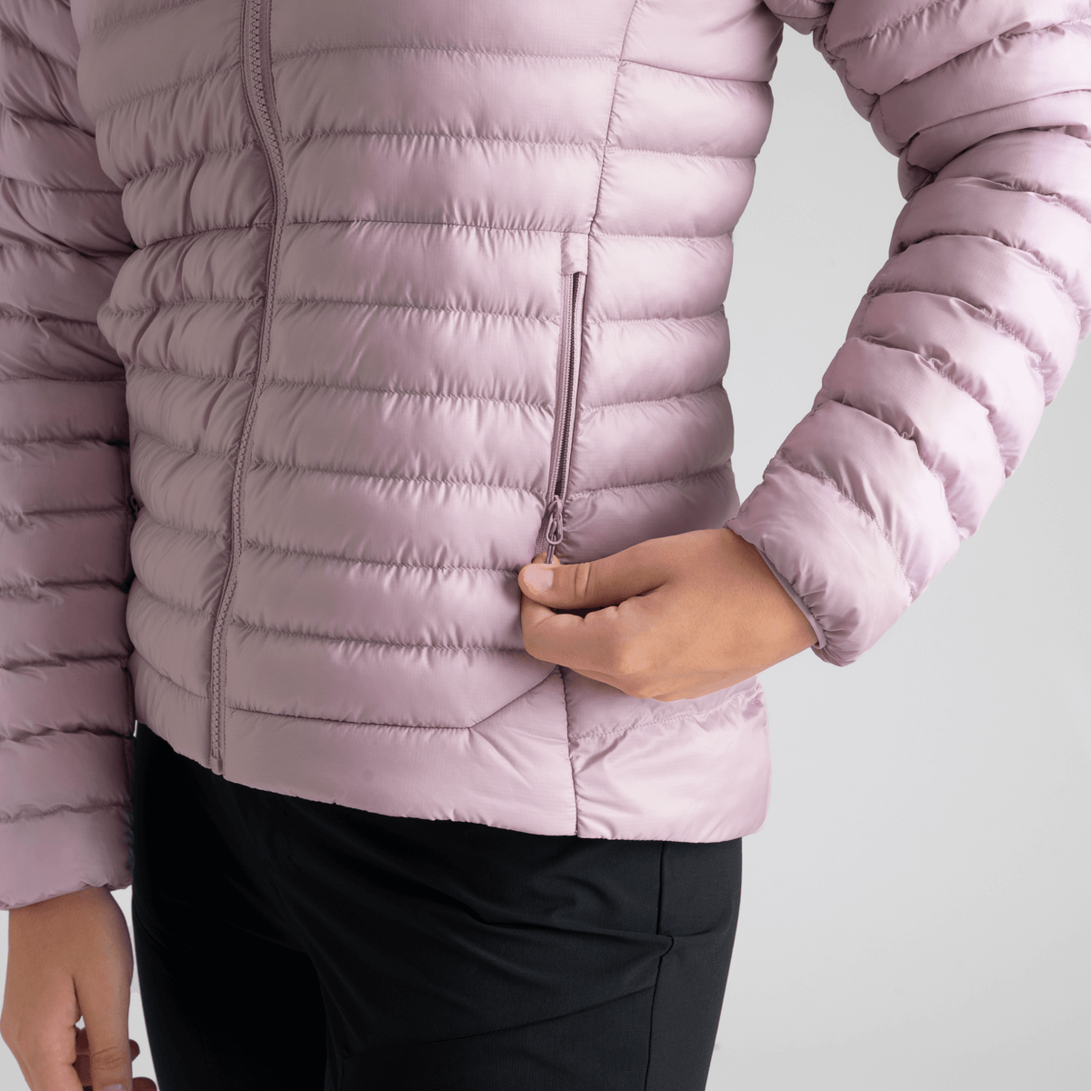 Nubaro Women's Insulated Hooded Jacket — Earth Red
