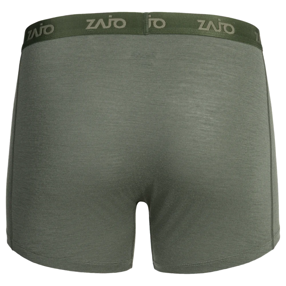 Senti Men's Merino Boxer Briefs — Thyme Green