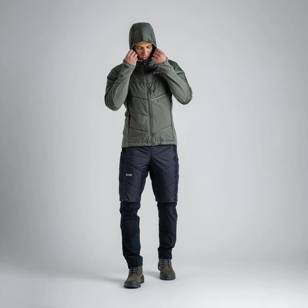 Spiro Men's Insulated Hybrid Jacket — Thyme Green