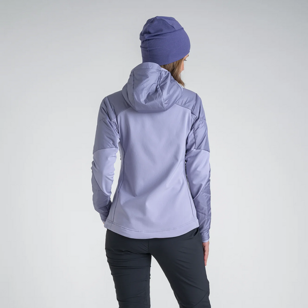 Spiro Women's Insulated Hybrid Jacket — Burned Red