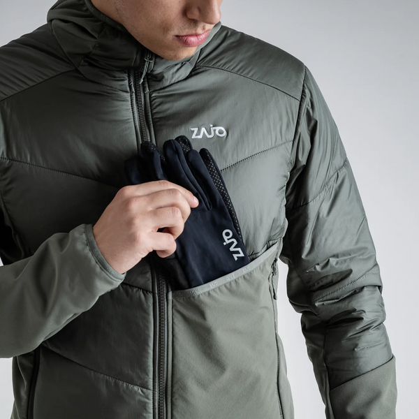 Spiro Men's Insulated Hybrid Jacket — Thyme Green