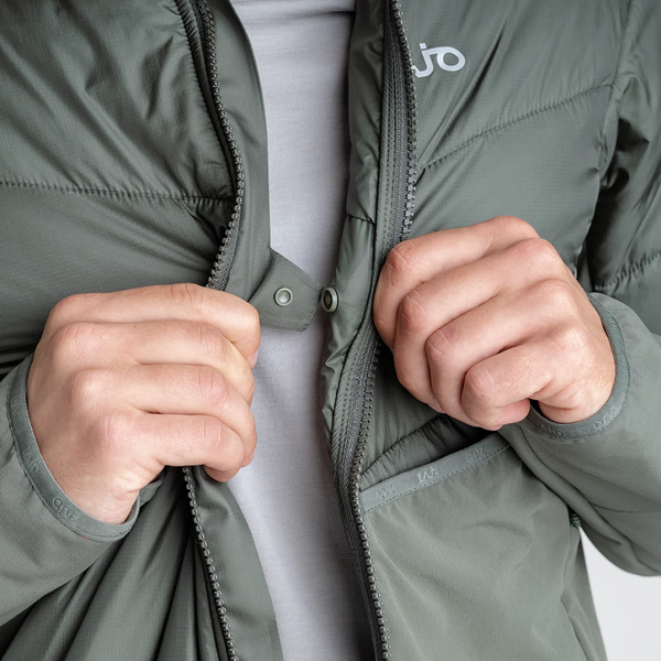 Spiro Men's Insulated Hybrid Jacket — Dove Grey