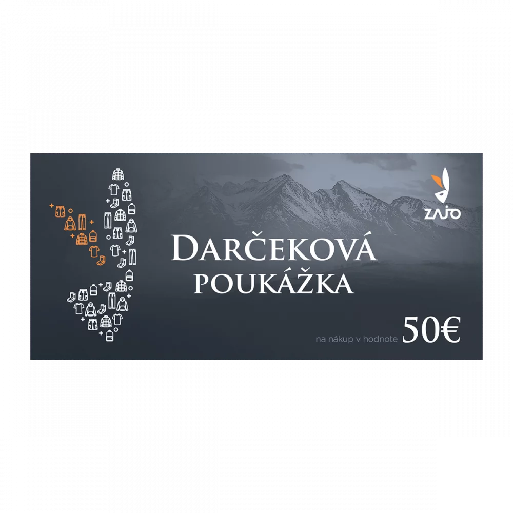 Darčeková poukážka 50 EUR