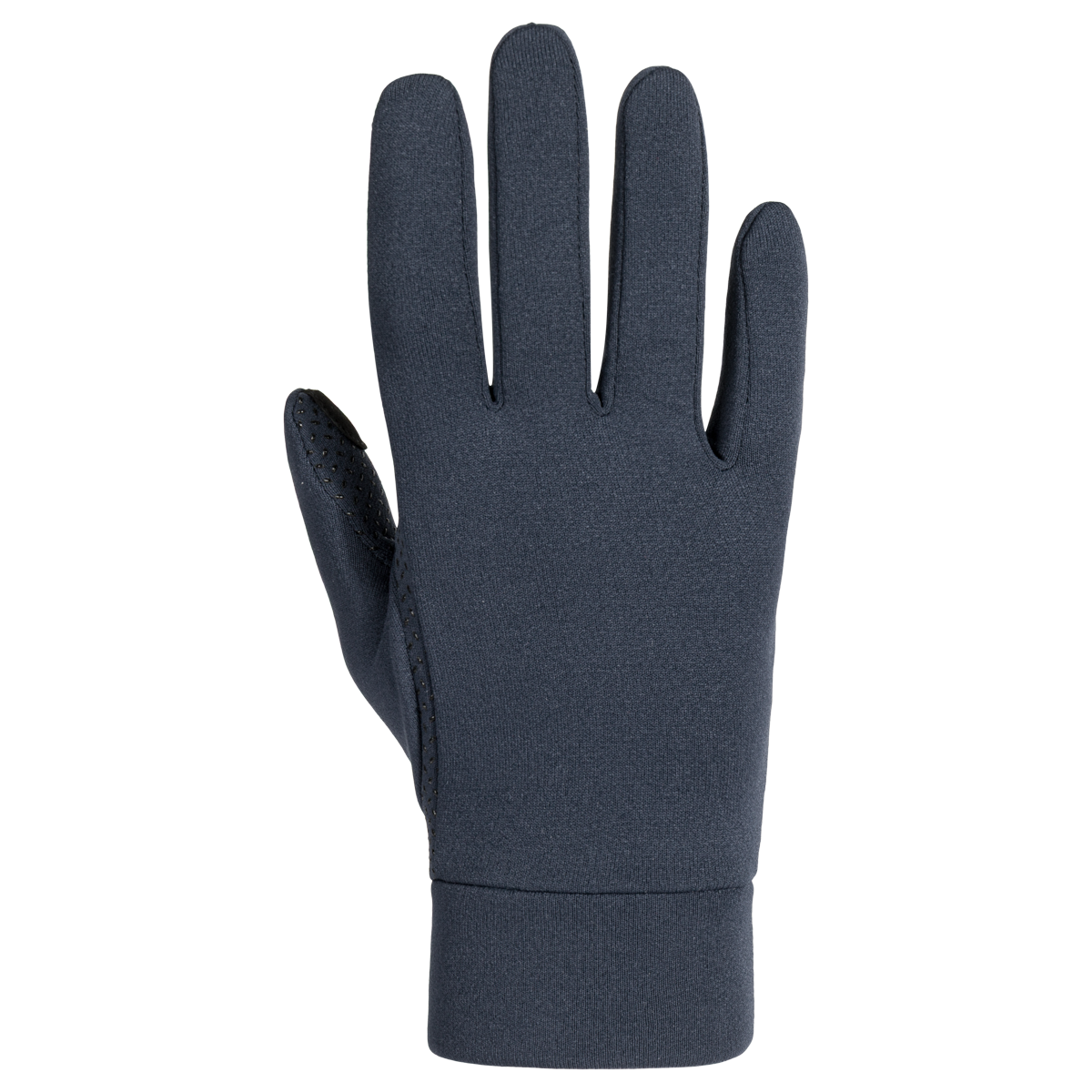Amiko Fleece Gloves — Grey Navy