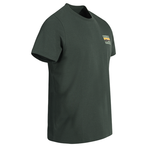 Arbo Men's Organic Cotton T-shirt — Dark Green Element