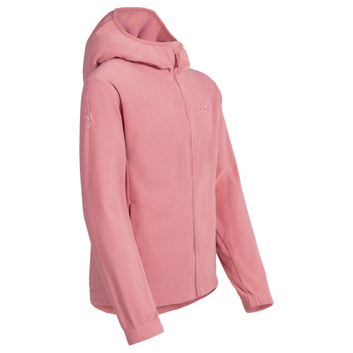 Auro Kid's Fleece Jacket — Tea Rose