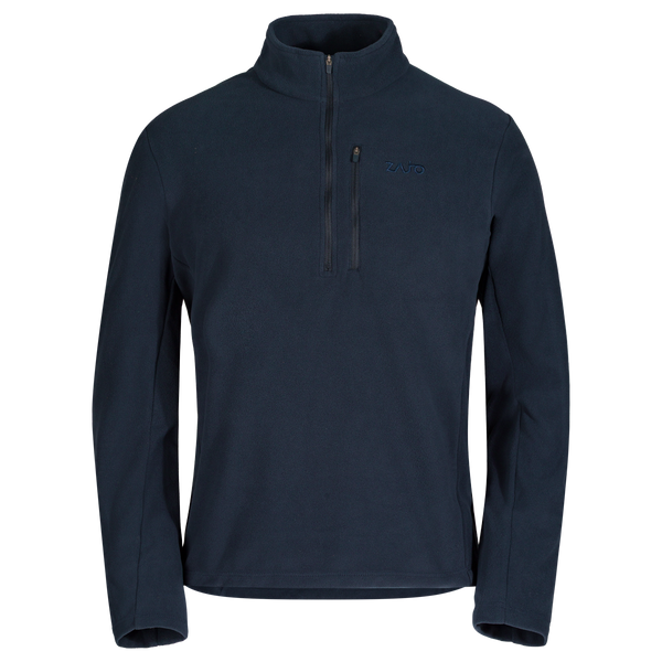 Auro Men's Fleece Zip Top — Dark Navy