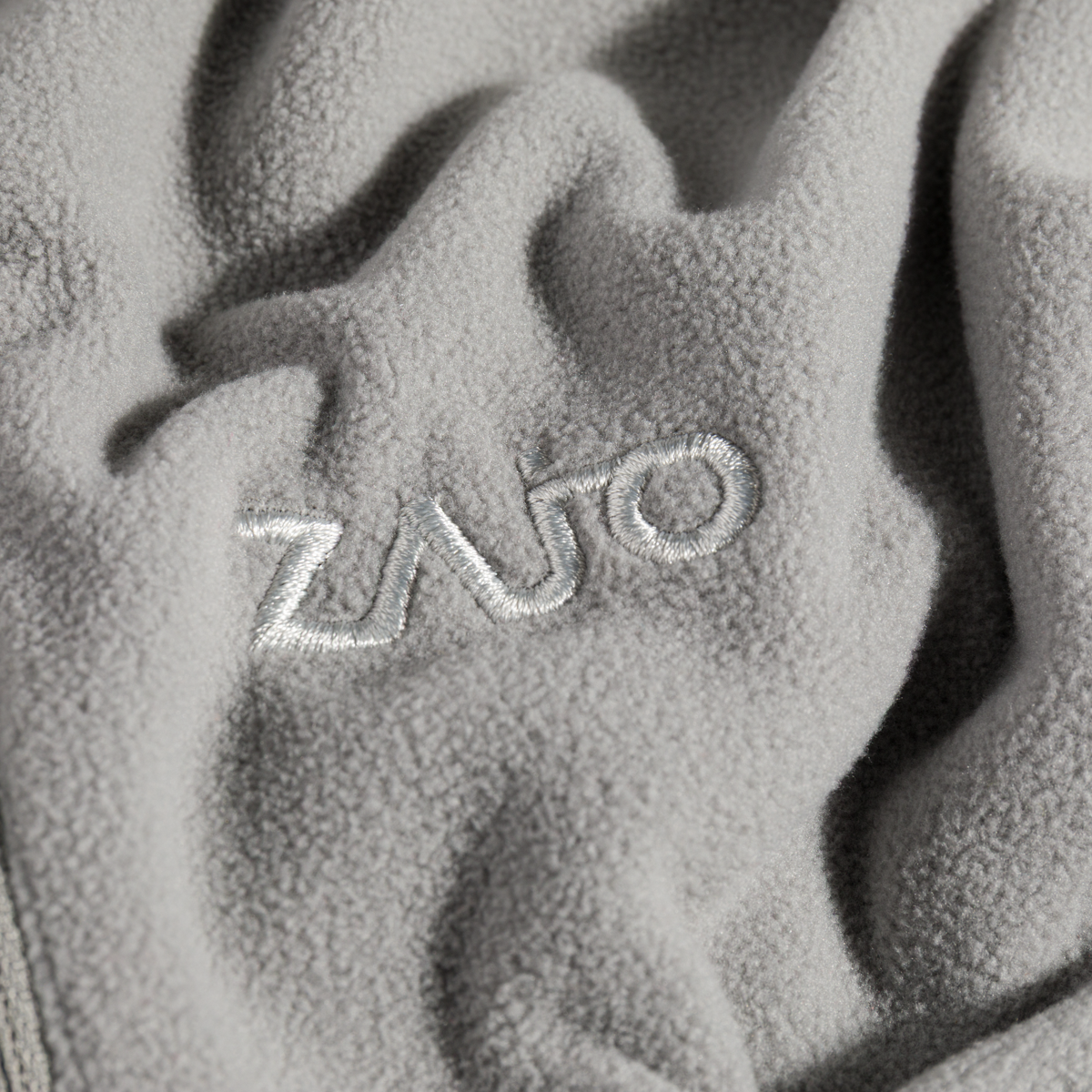 Auro Men's Fleece Zip Top — Dove Grey