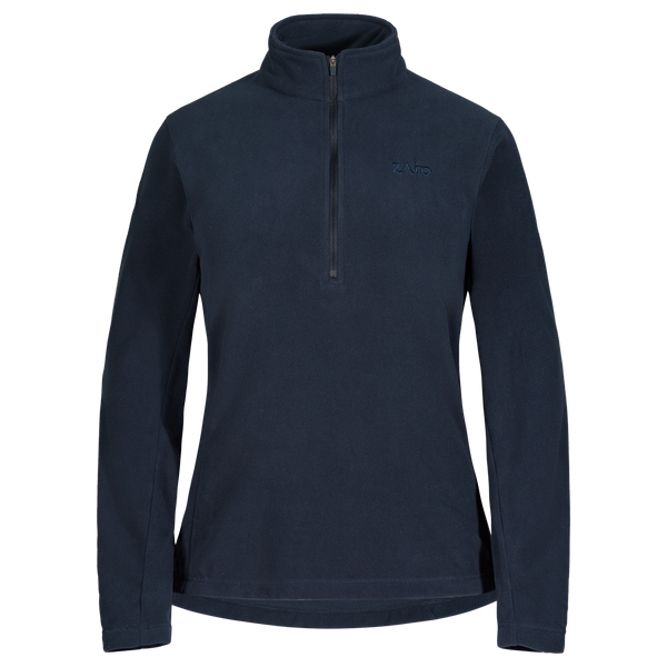 Auro Women's Fleece Zip Top — Dark Navy
