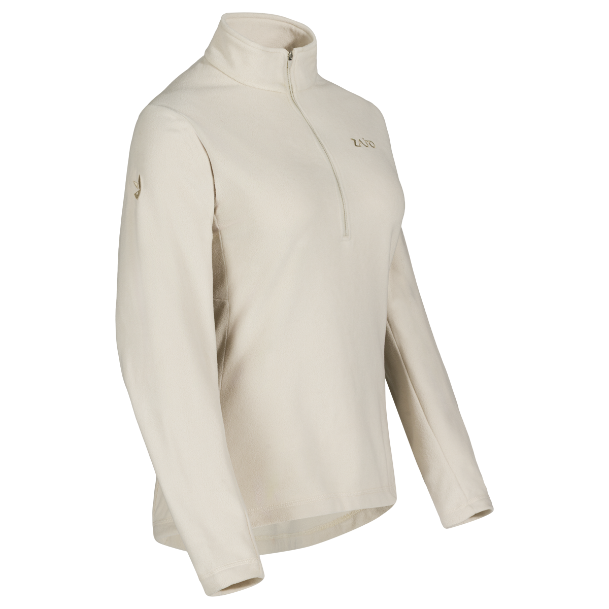 Auro Women's Fleece Zip Top — Light Beige