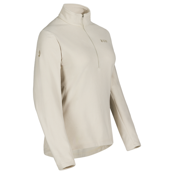 Auro Women's Fleece Zip Top — Light Beige