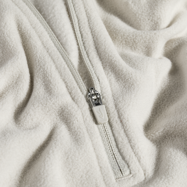 Auro Women's Fleece Zip Top — Light Beige