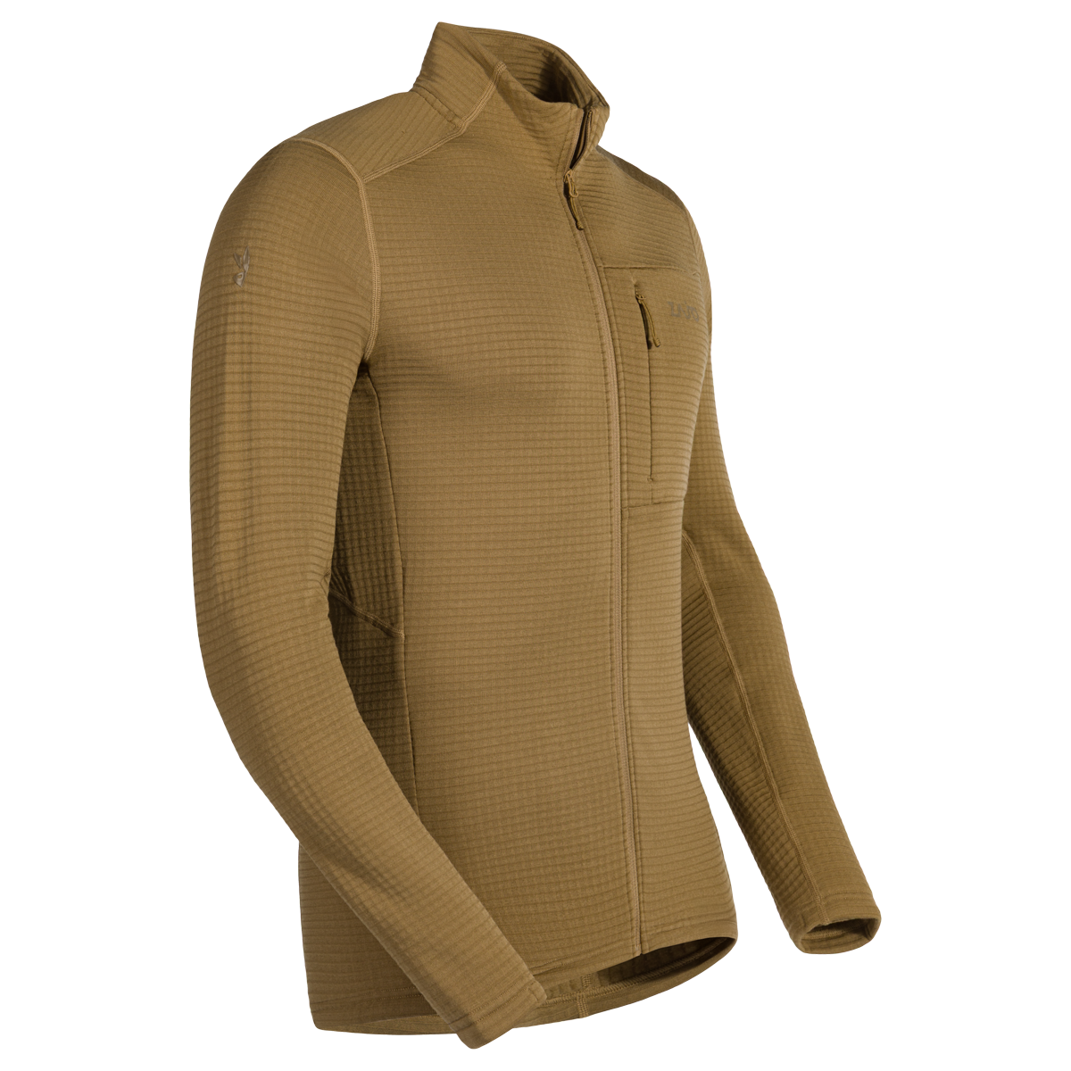 Kovri Men's Merino Grid Jacket — Golden Brown