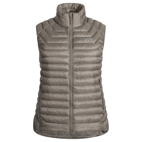 Nubaro Women's Insulated Vest — Taupe Beige