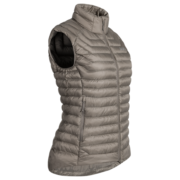 Nubaro Women's Insulated Vest — Taupe Beige