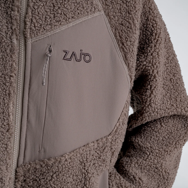 Palpo Kid's Pile Fleece Jacket — Cocoa Brown