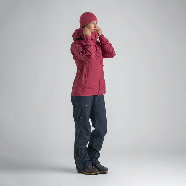Torento Women's Waterproof 3L Jacket — Earth Red