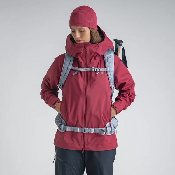 Torento Women's Waterproof 3L Jacket — Earth Red