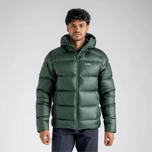 Alto Men's Winter Down Jacket — Grey Navy