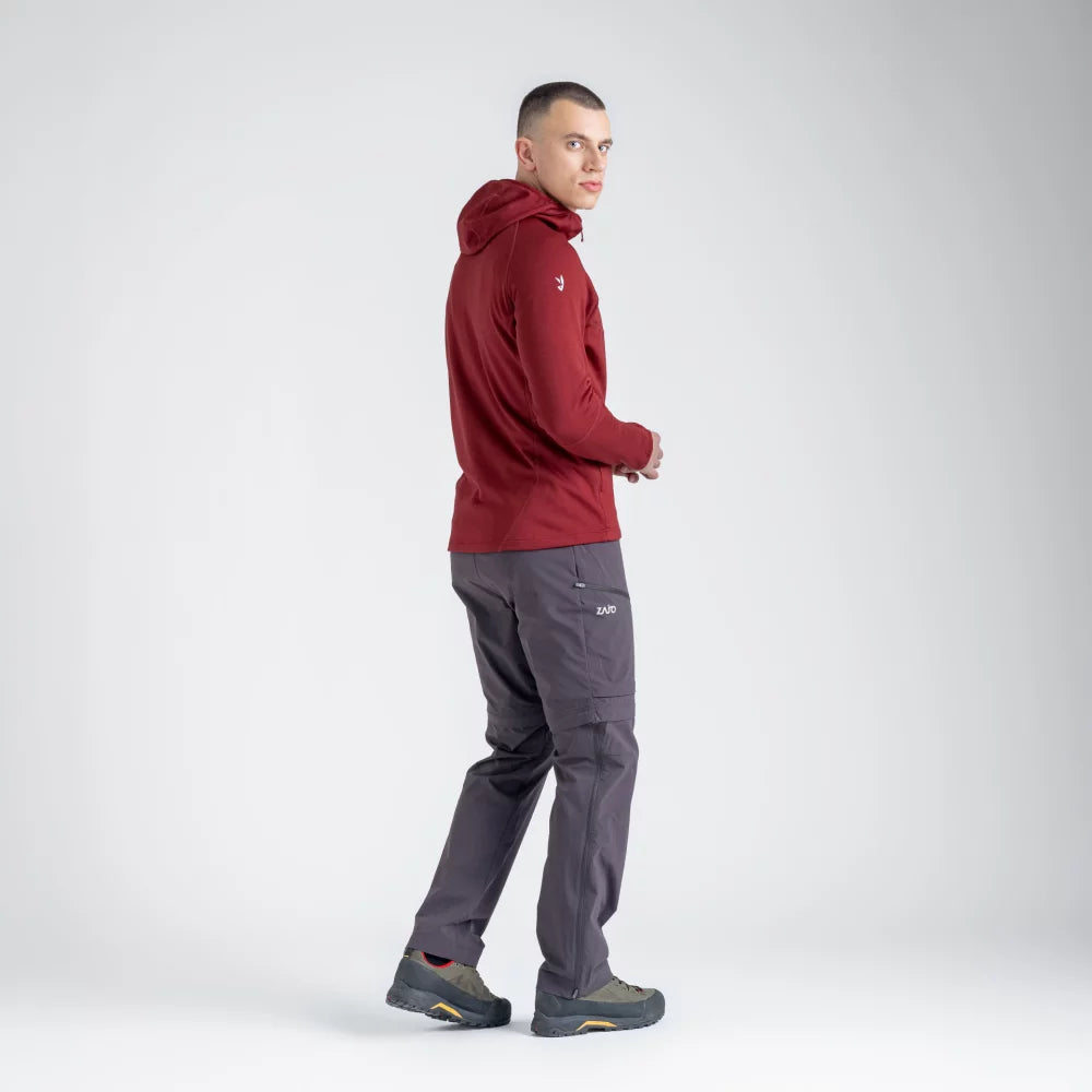 Amiko Men's Fleece Hooded Jacket