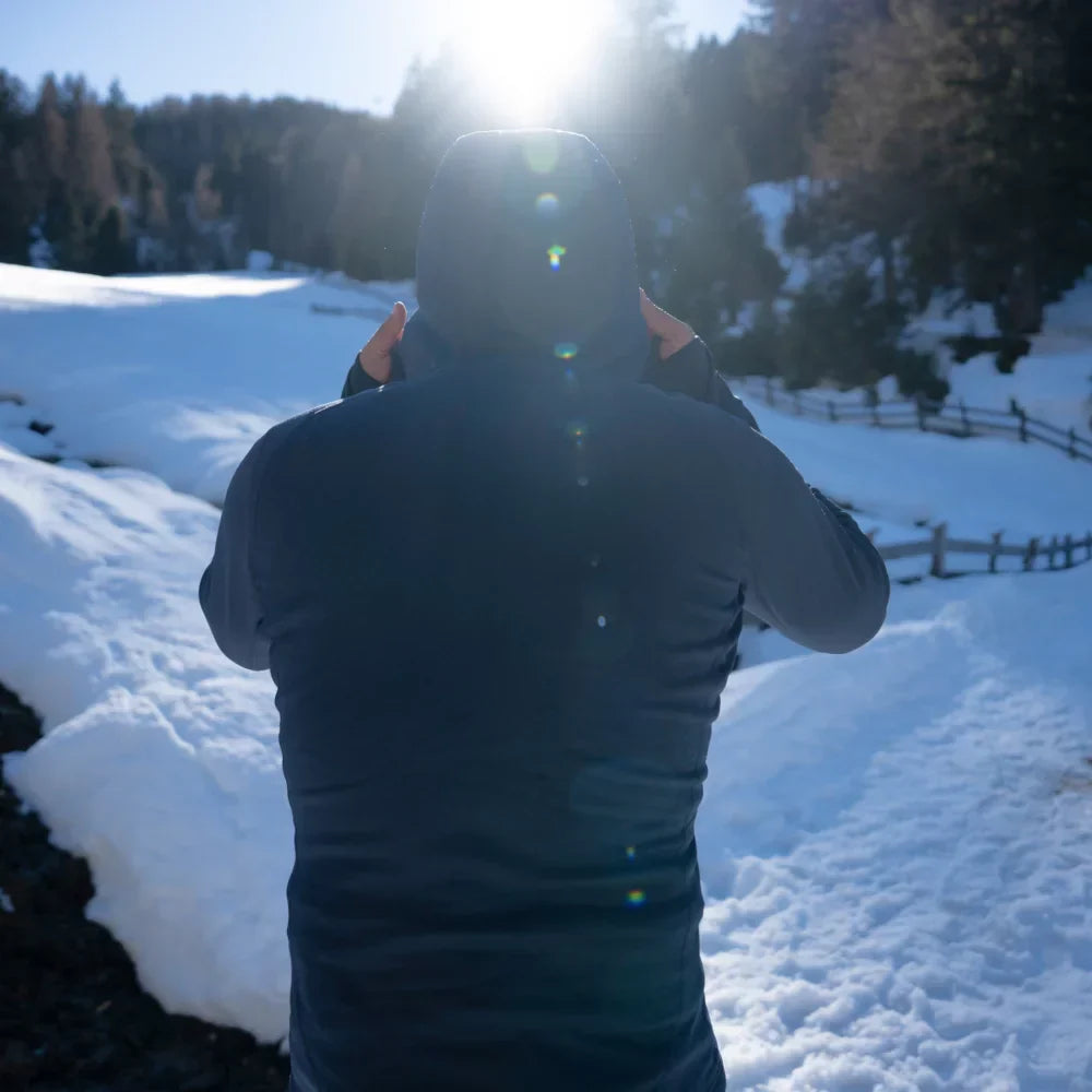 Amiko Men's Fleece Hooded Jacket