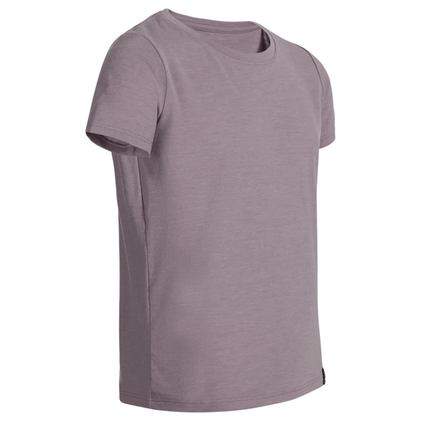 Amo Kid's Merino T-shirt — Iced Mauve