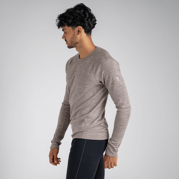 Hejma Men's Merino Longsleeve — Blue