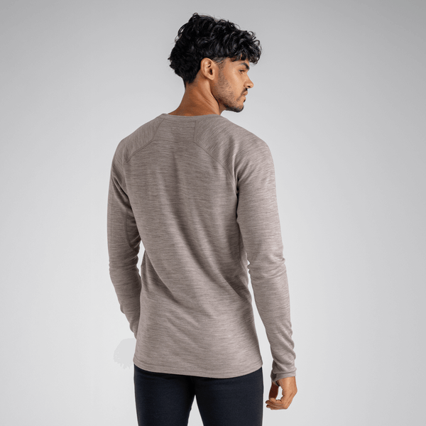 Hejma Men's Merino Longsleeve — Blue