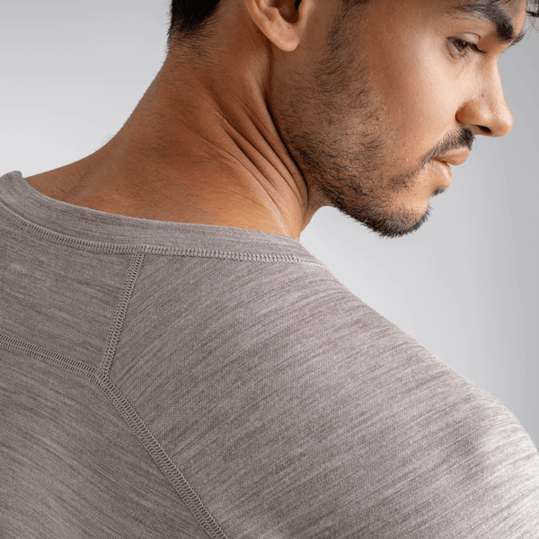 Hejma Men's Merino Longsleeve — Dark Green