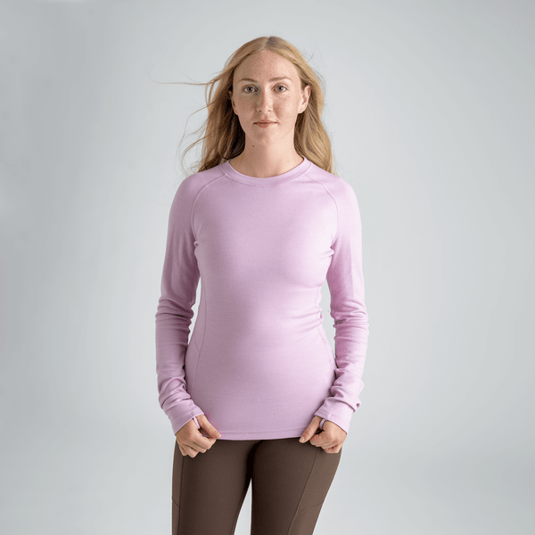 Hejma Women's Merino Longsleeve — Grape Mauve