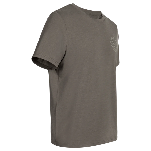 Kora Men's Merino Graphic T-shirt — Falcon Grey Element