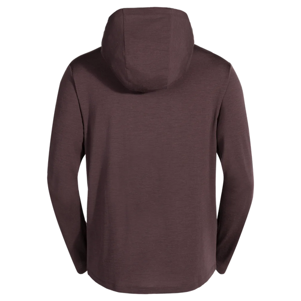 Kora Men's Merino Hoodie — Decadent Red