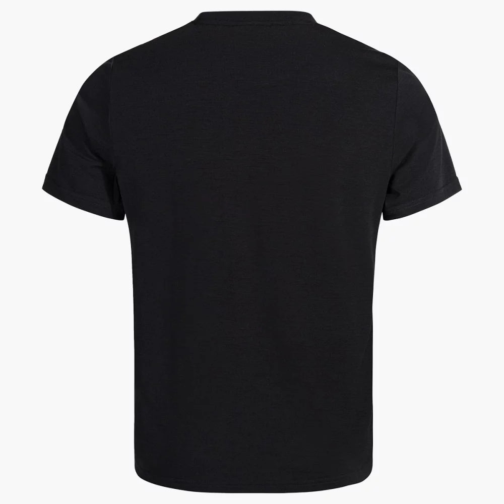 Kora Men's Merino T-shirt — Black Element