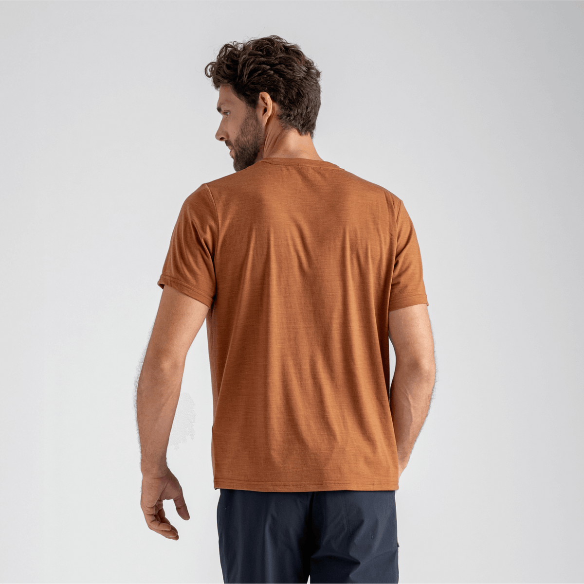 Kora Men's Merino T-shirt — Thyme Green