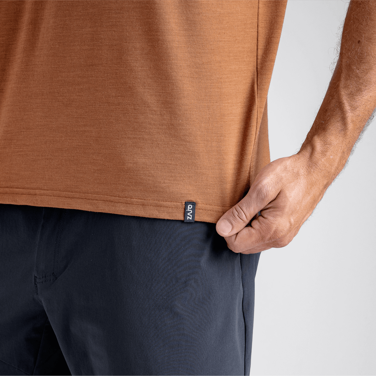 Kora Men's Merino T-shirt — Thyme Green