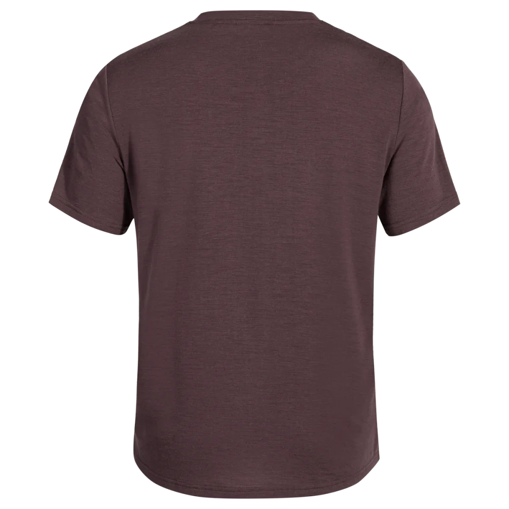 Kora Men's Merino T-shirt — Decadent Red