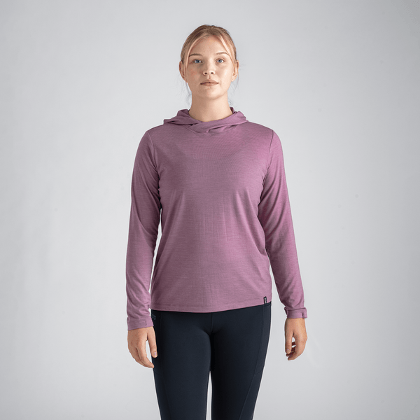 Kora Women's Merino Hoodie — Falcon Grey