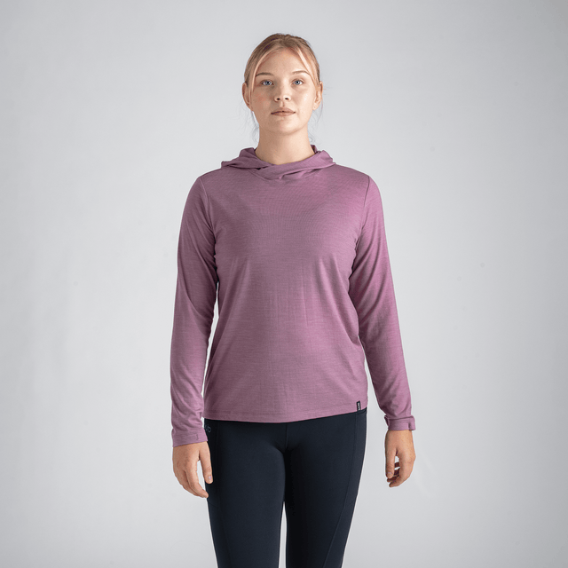 Kora Women's Merino Hoodie — Falcon Grey