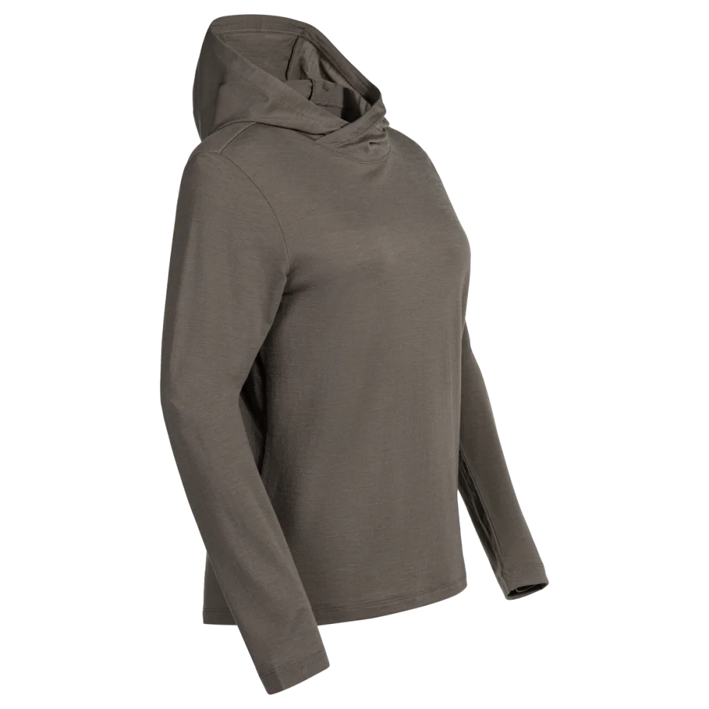 Kora Women's Merino Hoodie — Falcon Grey
