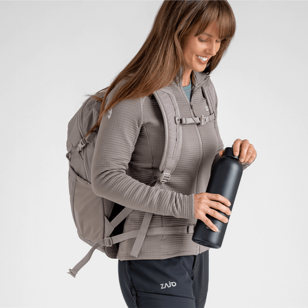 Kovri Women's Merino Grid Jacket — Golden Brown